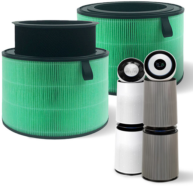 상상그램 LG 엘지 공기청정기 호환 필터 퓨리케어 360, 퓨리케어 360도, 2개