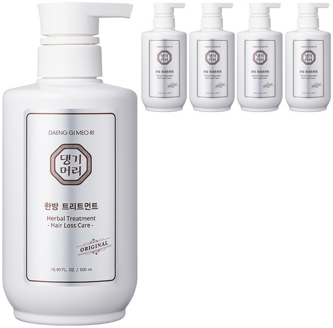 댕기머리 오리지널 한방 탈모 트리트먼트, 500ml, 5개