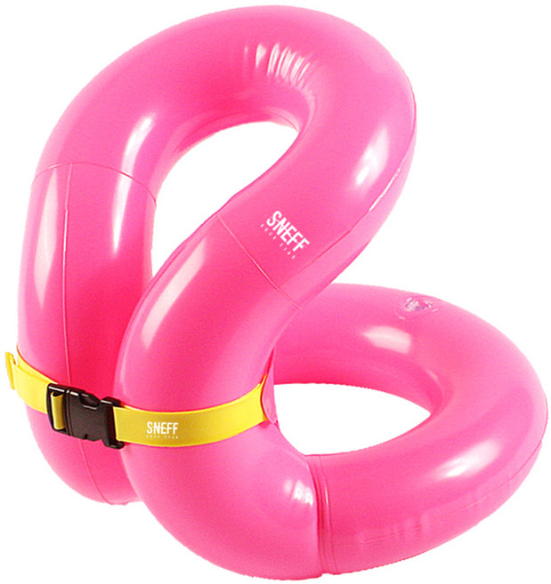 스네프 아동용 넥튜브 구명조끼, 핑크, 1개