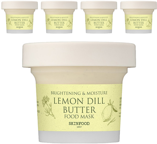 스킨푸드 레몬 딜 버터 푸드마스크, 1개입, 5개