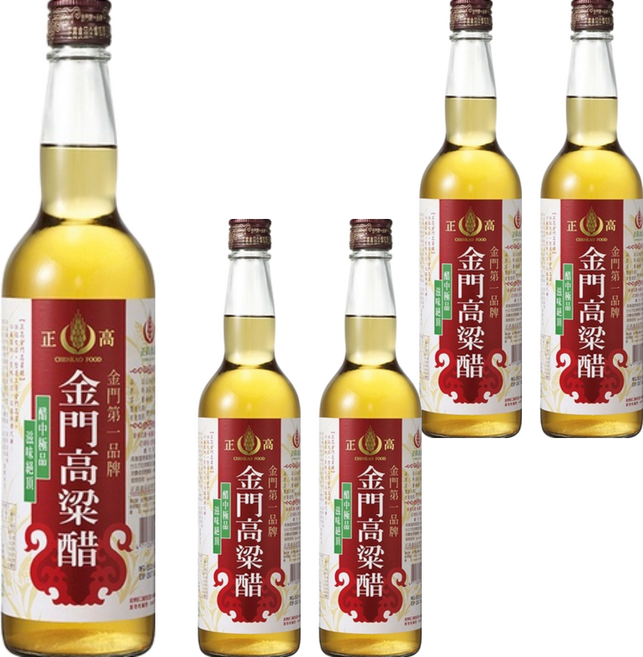 正高金門高梁醋 香氣十足, 600ml, 5瓶