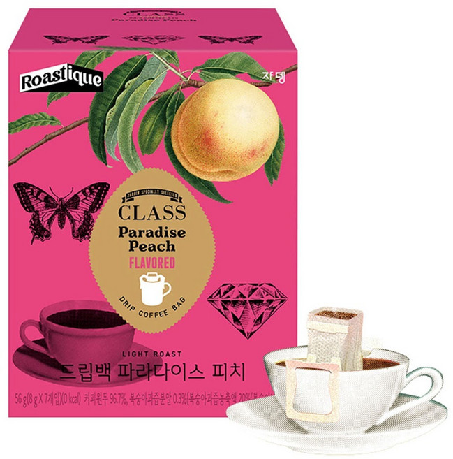 클래스 로스티크 쟈뎅 드립백 파라다이스 피치, 8g, 7개입, 1개