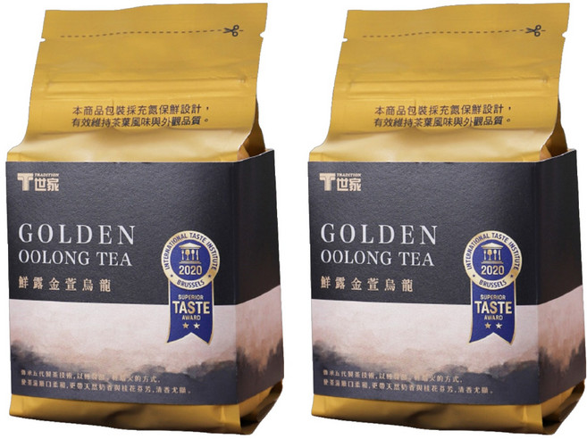 T世家 鮮露金萱烏龍茶葉, 200g, 1包, 2包