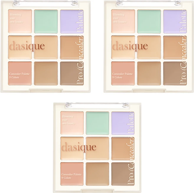 데이지크 프로 팔레트 컨실러 9g, 3개, 01 커버 - 쿠팡