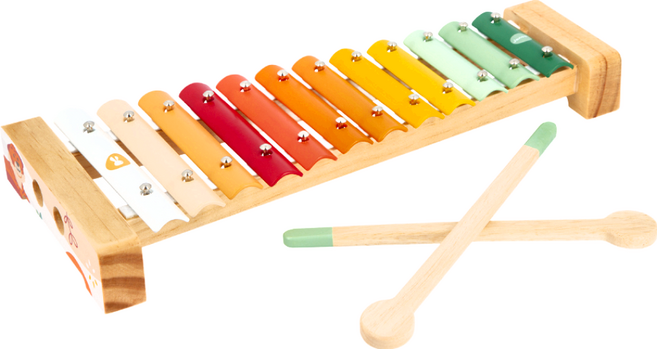 Janod 音樂好好玩 金屬鐵琴 12音, Multicolor, 1個