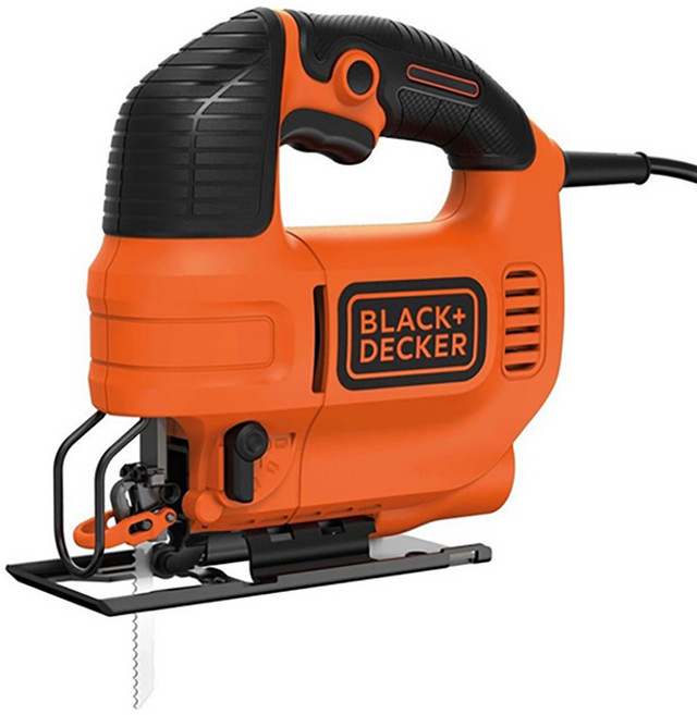 블랙앤데커 먼지날림기능 각도조절 직소기 520W KS701E, 1개