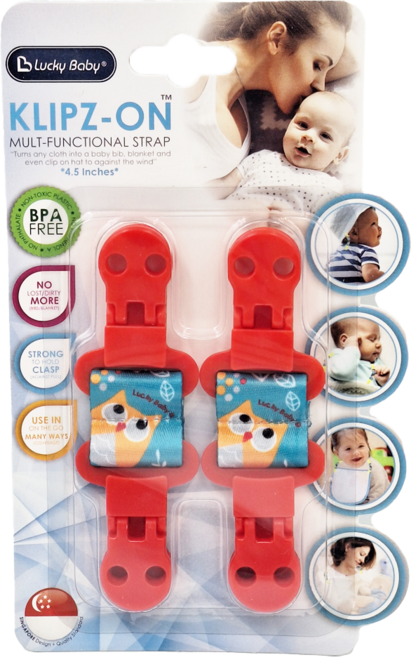 Lucky Baby 雙頭扣夾, 貓頭鷹, 2個