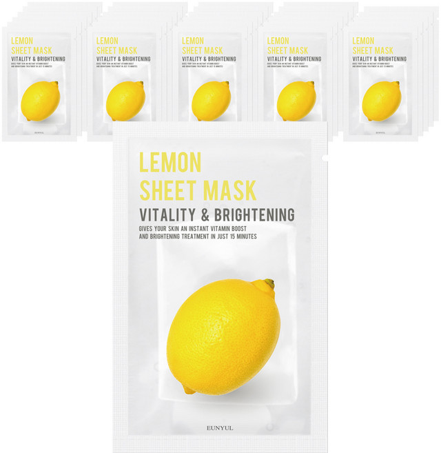 은율 퓨리티 레몬 마스크팩, 1개입, 60개