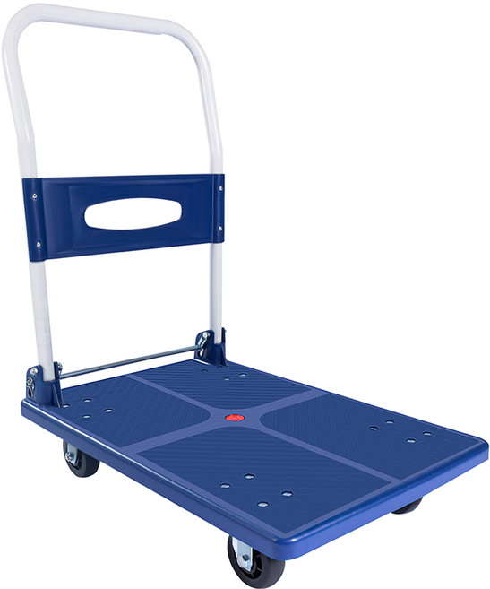하비티툴즈 접이식 핸드카트 격자형 중형, 블루, 1개