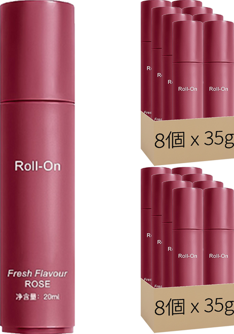 S335滾珠香體露 玫瑰香, 35g, 16個