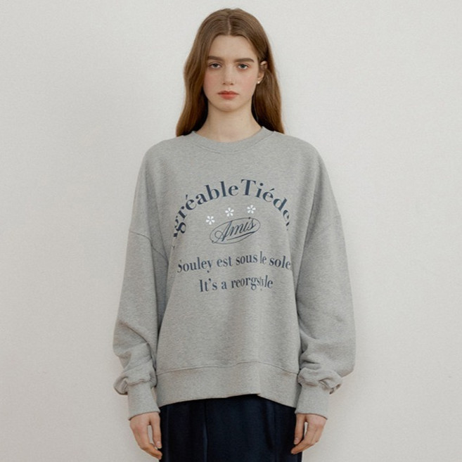 리올그 여성용 앳 블러썸 면 스웻셔츠