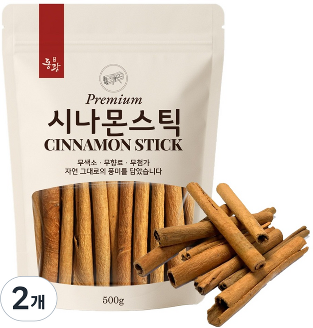 동광한방몰 시나몬스틱, 500g, 2개
