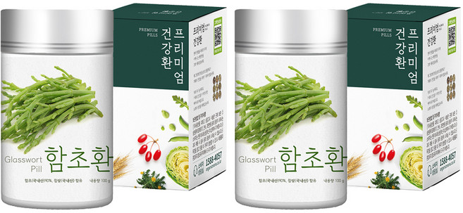 프리미엄 함초환, 2개, 100g