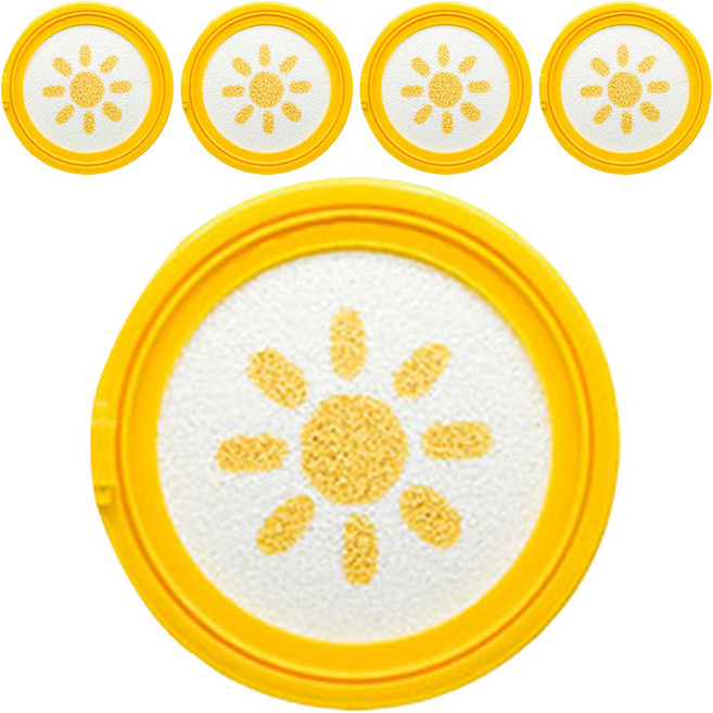 엘로엘 팡팡 옐로우 선쿠션 플러스 리필 SPF50+PA++++, 15g, 5개