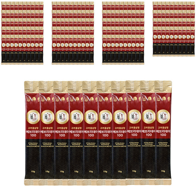 풍년보감 6년근 고려홍삼정 에브리데이100, 15g, 200개