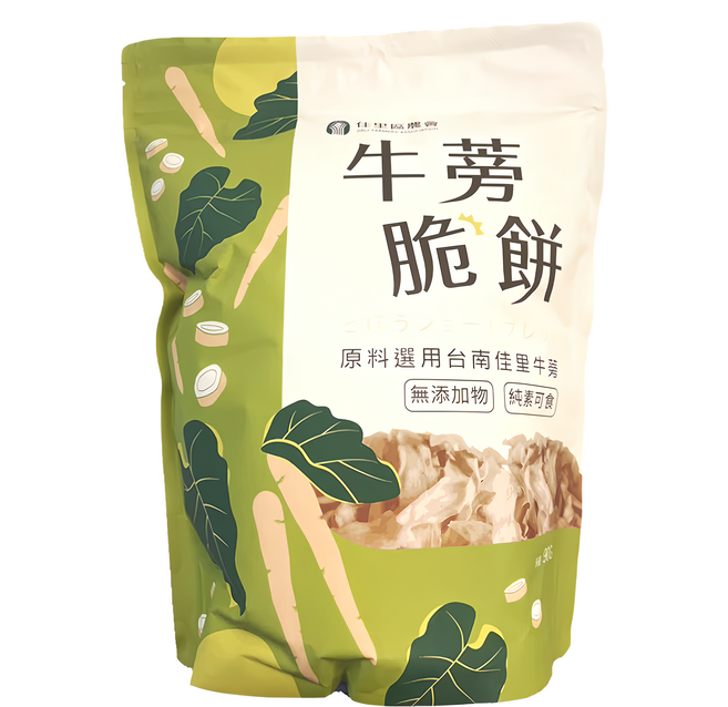 佳里區農會 牛蒡脆餅 芥末, 1個, 80g