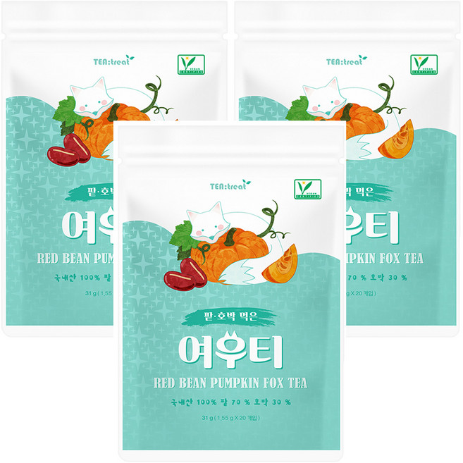 티트리트 여우티, 1.55g, 20개입, 3개