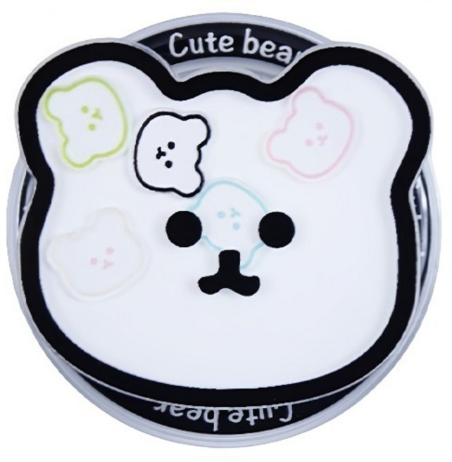 케이스틱 곰돌이 쉐이커 맥세이프 스마트톡, 블랙, 1개