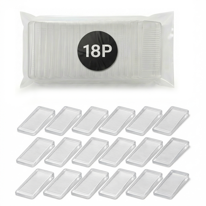 모래랩 가구 미끄럼 밀림 방지 소파 받침대 수평 맞추기 레벨 패드 18p, 1개