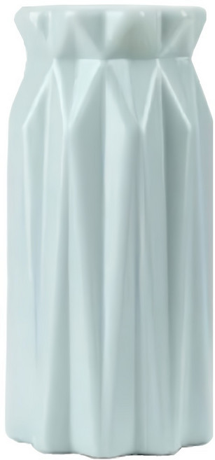 北歐簡約花瓶 菱形花瓶 110g, 綠色