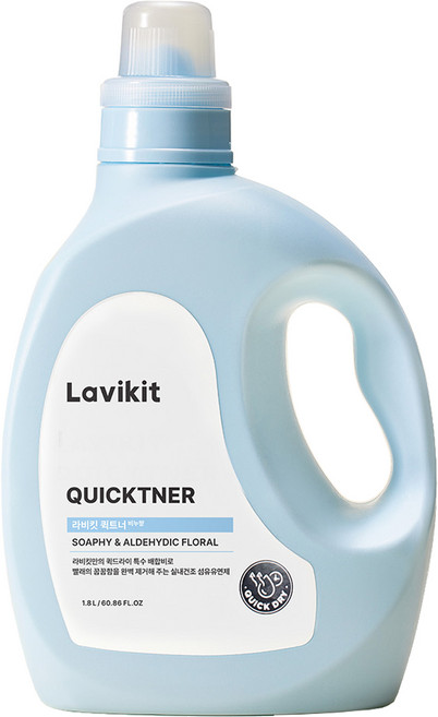 라비킷 퀵트너 섬유유연제 비누향 본품, 1.8L, 1개