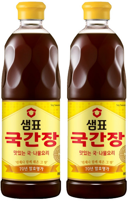 샘표 국간장, 860ml, 2개