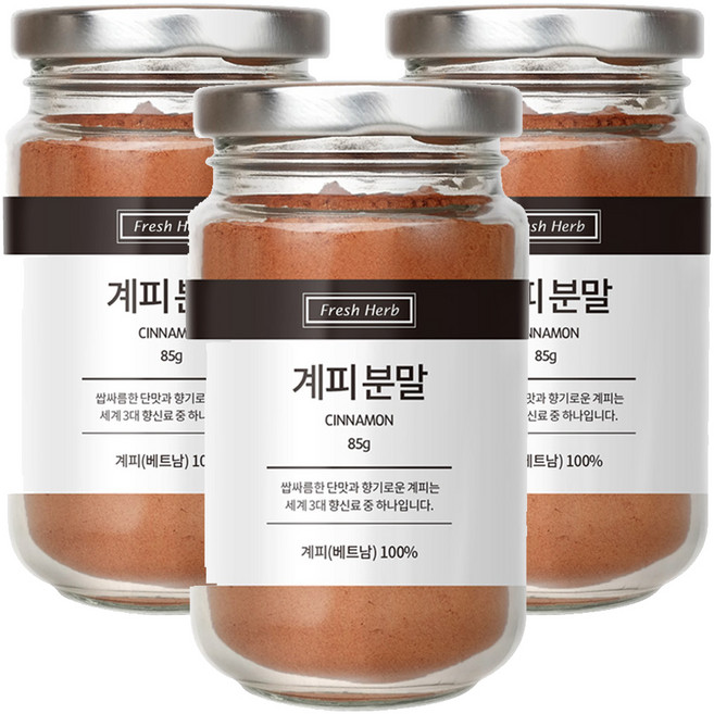 신선약초 계피 분말, 85g, 3개