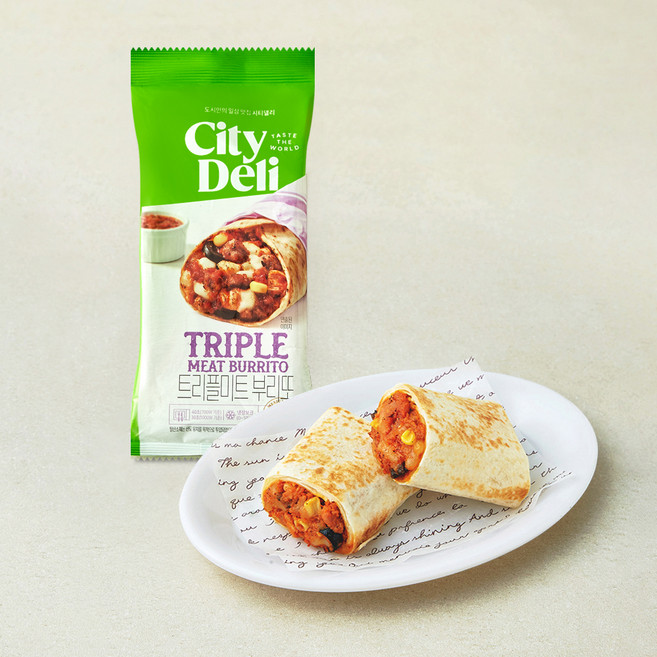 삼립 트리플 미트 부리또, 120g, 1개