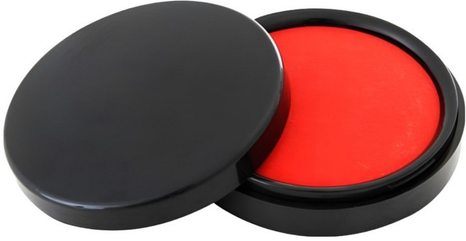 다온셀렉트 휴대용 미니 도장 스탬프형 고급 인주, 1개