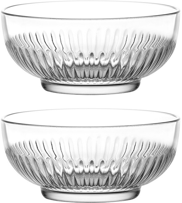 라브 TOK272 샐러드볼, 투명, 2개