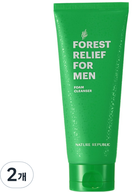 네이처리퍼블릭 포레스트 릴리프 포 맨 폼클렌징, 150ml, 2개
