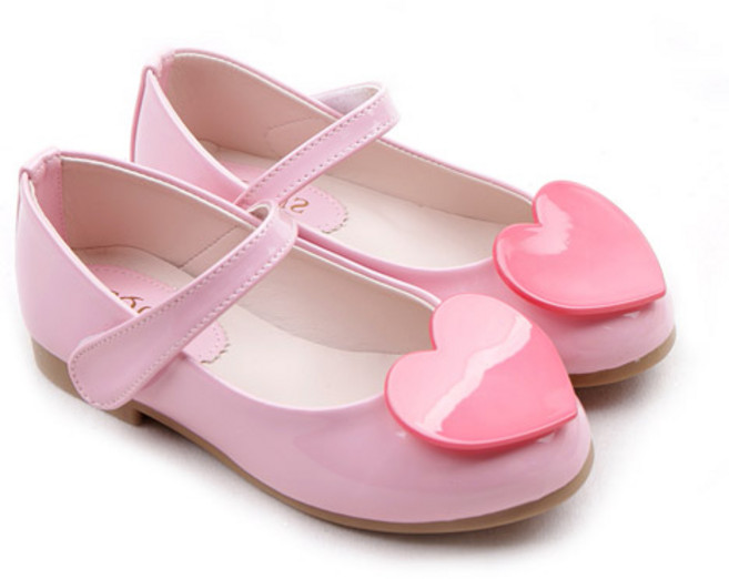 풋풋 여아용 하트멜리 메리제인 구두