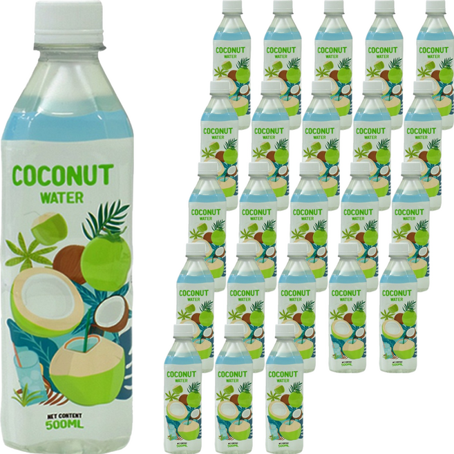 RFC비넛 코코넛 워터 100%, 500ml, 24개