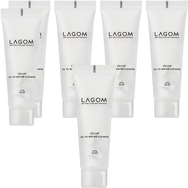 라곰 셀럽 젤 투 워터 클렌저 미니, 30ml, 6개
