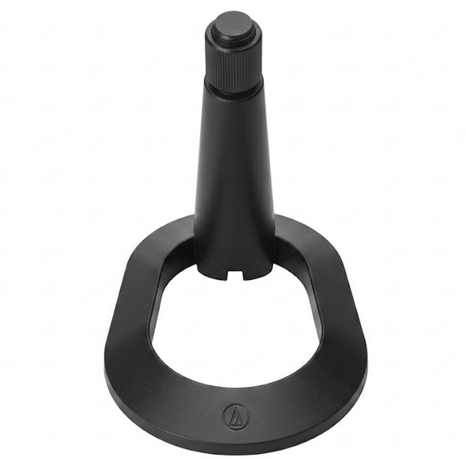 audio-technica 鐵三角 麥克風立架 原廠保固 145.3 x 52mm 257g, AT8703, 黑色, 1個