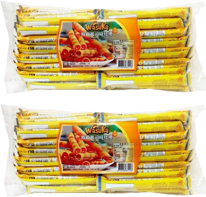 Wasuka 威化捲 起司, 600g, 2袋