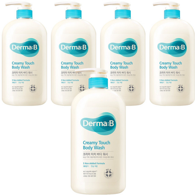 더마비 크리미 터치 바디워시, 1L, 5개