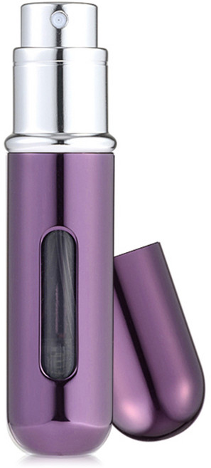 bonnie connie 專利防漏香水分裝瓶 5ml, 1個, 薰衣草紫