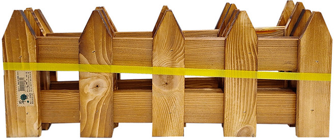 翠筠 摺疊尖頭木圍欄 20cm, 木質型