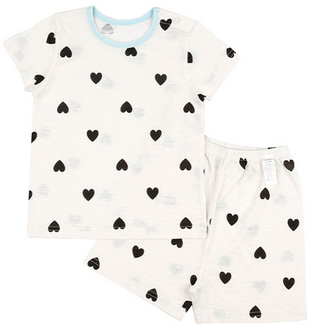 메이키즈 아동용 통기성 미니하트 5부 슬럽 상하의 세트