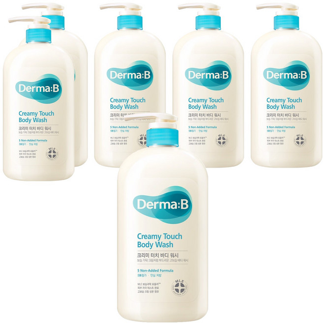 더마비 크리미 터치 바디워시, 1L, 6개