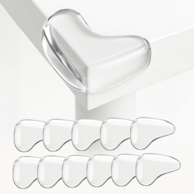 주식회사아텍스 물방울 모서리 보호대, 투명, 12개