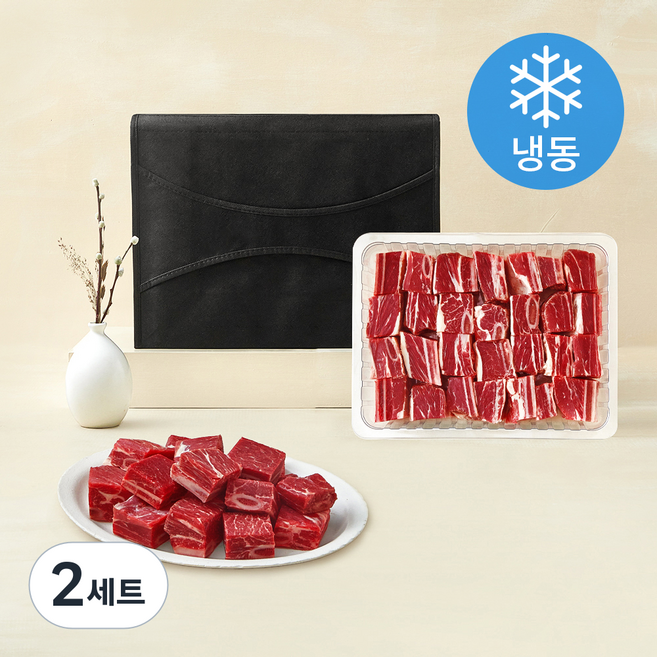 푸드장 호주산 찜갈비 선물세트 (냉동), 2세트, 2kg