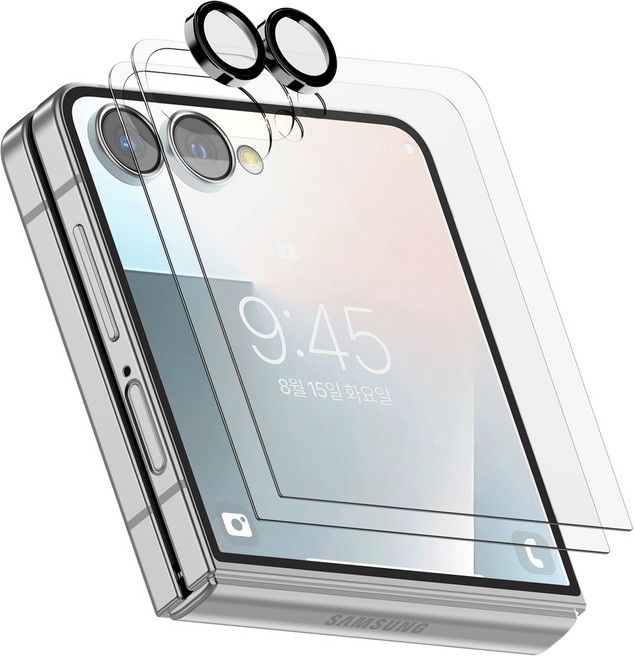 케이맥스 전면 강화유리 필름 2p + 카메라 필름 세트, 1세트