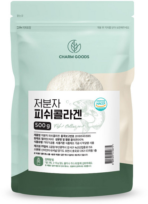 참좋은데이 저분자 피쉬콜라겐 분말, 500g, 1개