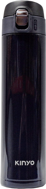 Kinyo 304不鏽鋼大容量彈蓋保溫杯, 藍色, 1個, 520ml