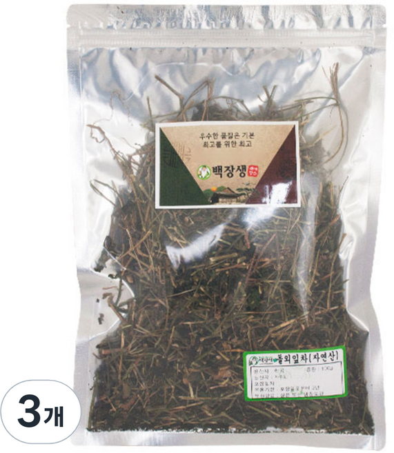 백장생 돌외잎차, 100g, 1개입, 3개