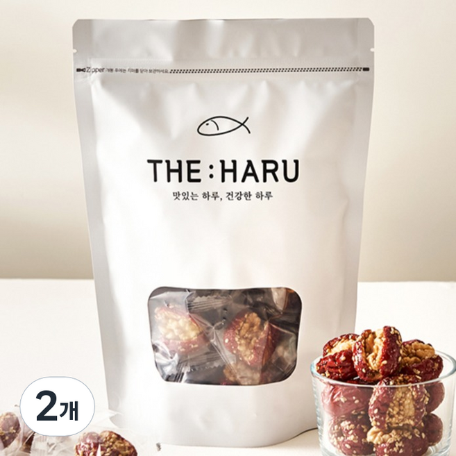 THEHARU 건조 대추와호두, 2개, 200g