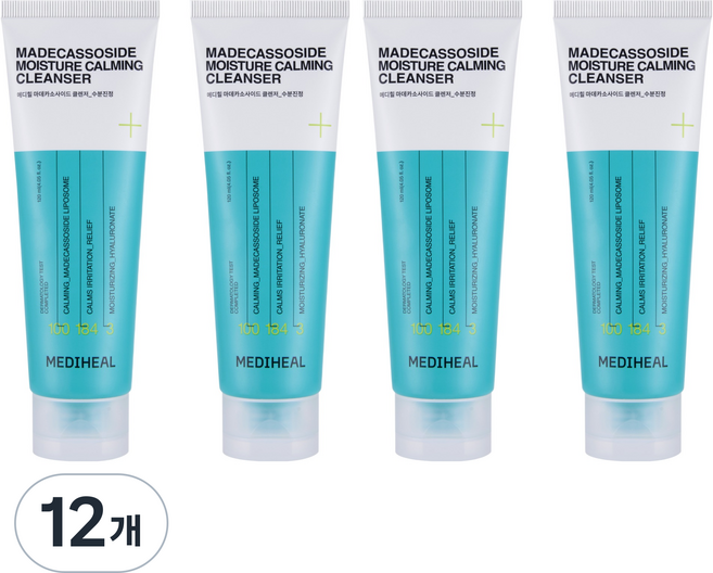 메디힐 마데카소사이드 수분 진정 클렌징폼, 120ml, 12개