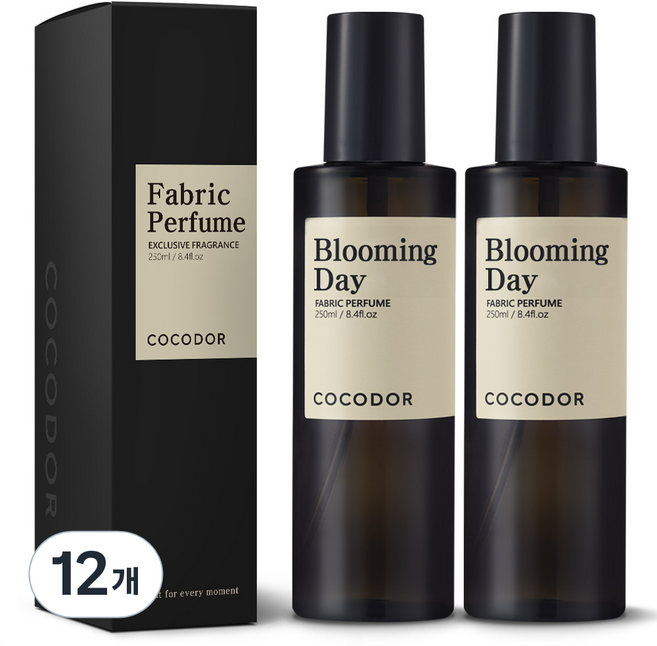 코코도르 섬유탈취제 블루밍데이, 250ml, 12개
